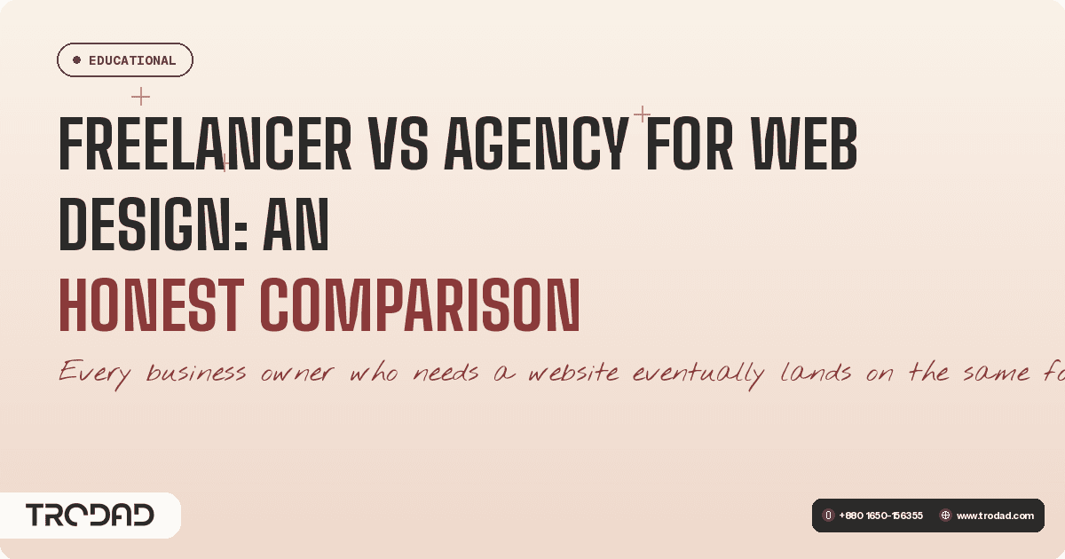 Freelancer vs Agency for Web Design: An Honest Comparison