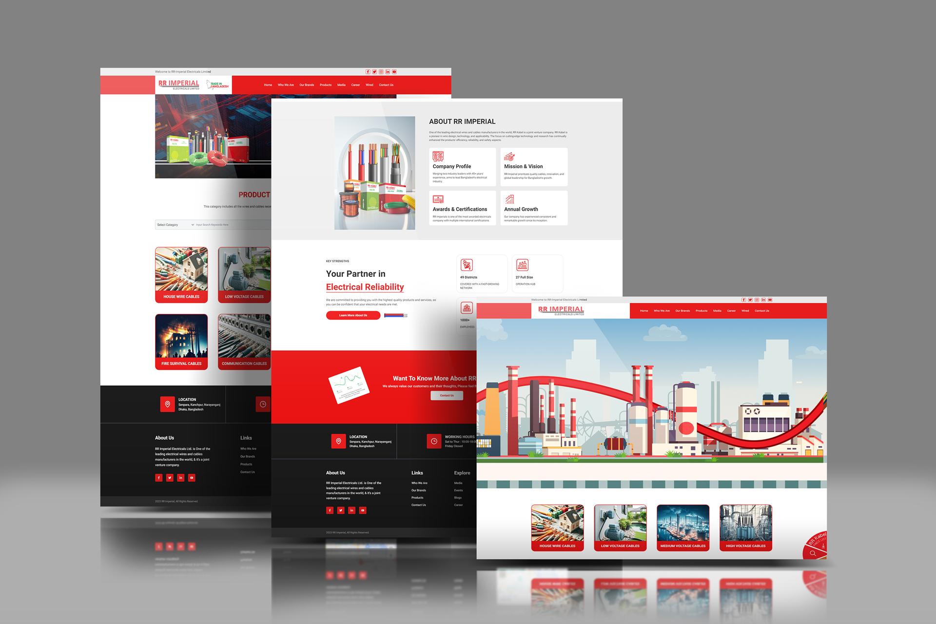 RR Imperial: A Next.js & Laravel Rebranding Project