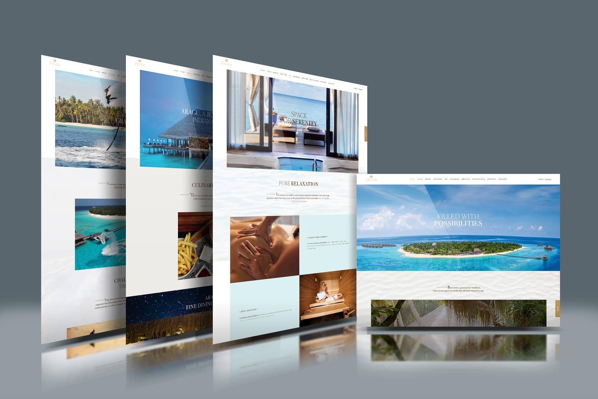 Velaaa Private Island: Crafting a Resort Website