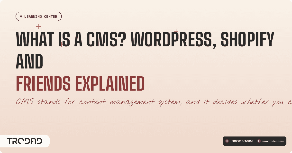 What Is a CMS? WordPress, Shopify and Friends Explained