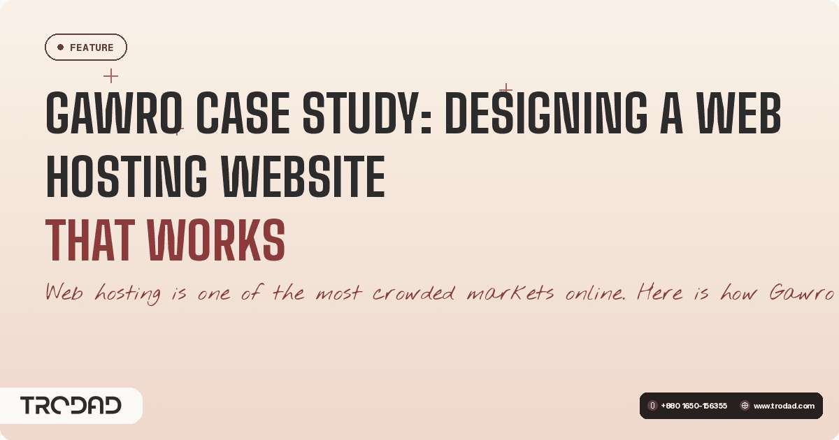 Gawro Case Study: Designing a Web Hosting Website That Works