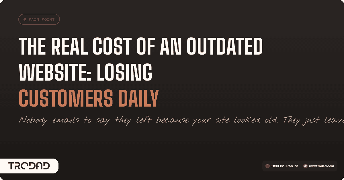 The Real Cost of an Outdated Website: Losing Customers Daily